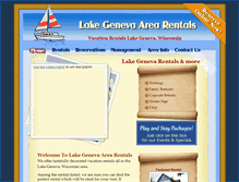 Tablet Screenshot of lakegenevaarearentals.com